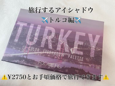 ✈️旅するパレット✈️

最近話題の中国コスメ、FOXALLUREのアイシャドウパレット
私は🇹🇷トルコ🇹🇷のパレットを購入しました♡

❤️おすすめポイント❤️
　15色で¥2750という安さ！
　中国コスメのため発色が抜群！
　マット、シマー、ラメ、グリッターが全て入っ
　ている

💔おすすめできないポイント💔
　結構赤みが強く出るので、赤が苦手な人は難し
　いパレットかな。。
　私も赤はあんまり得意じゃないので(笑)、この　　
　パレットだけだとメイクが完成しないです🥲

#中国コスメ 
#多色パレット
の画像 その0