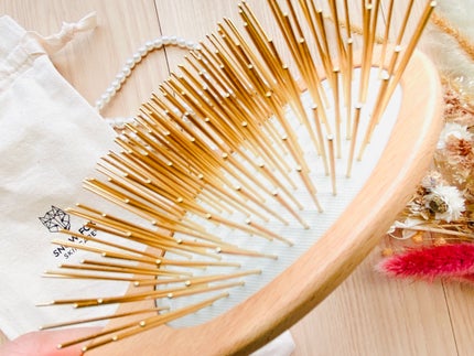 プレミアム FOXカッサ ウッド ヘアブラシ/SNOW FOX SKINCARE/メイクブラシを使ったクチコミ(7枚目)