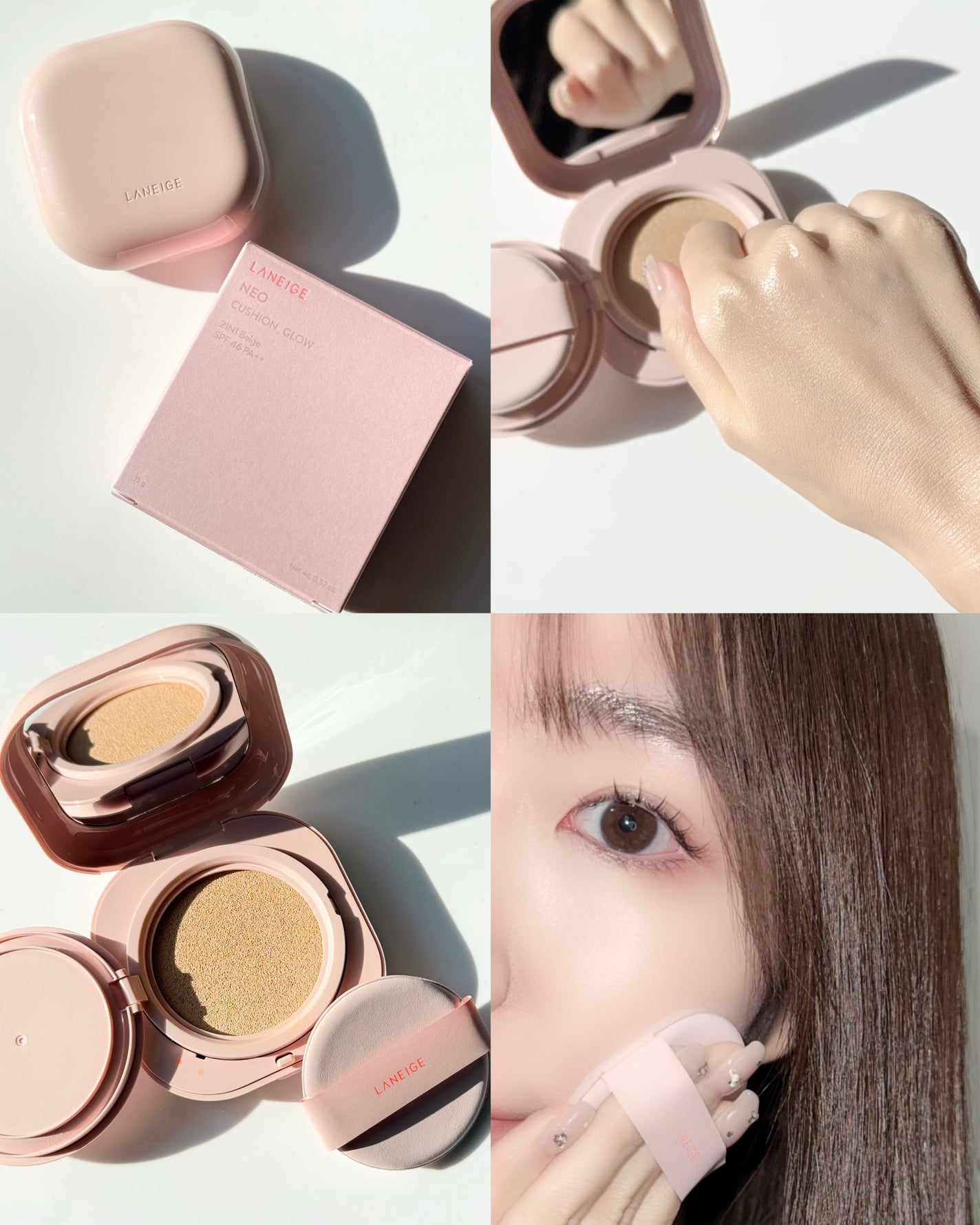 ネオクッション グロウ/LANEIGE/クッションファンデーションを使ったクチコミ(6枚目)