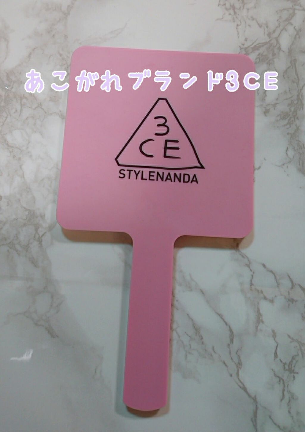 3CE スクエア ミニ ハンドミラー/3CE/その他化粧小物を使ったクチコミ(1枚目)