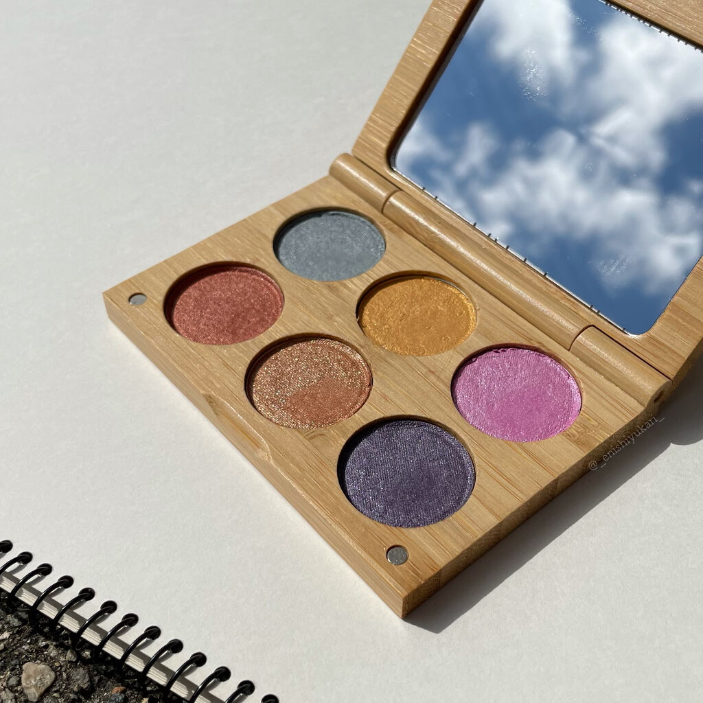 ハンドメイド エコフレンドリー アイシャドウパレット / ecoLOOKUK 