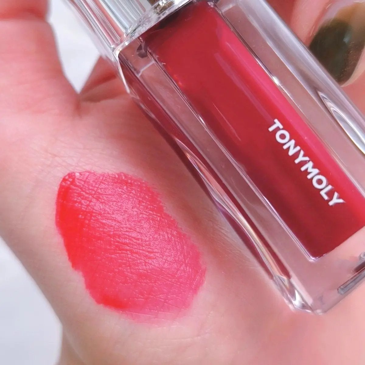 ゲットイットティント ウォーターフルバター/TONYMOLY/リップティントを使ったクチコミ(2枚目)