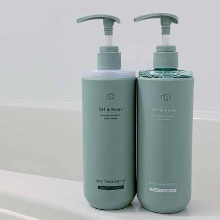 スパ・シャンプー/ヘアトリートメント ディープクレンズ/Off&Relax/市販シャンプーを使ったクチコミ(9枚目)