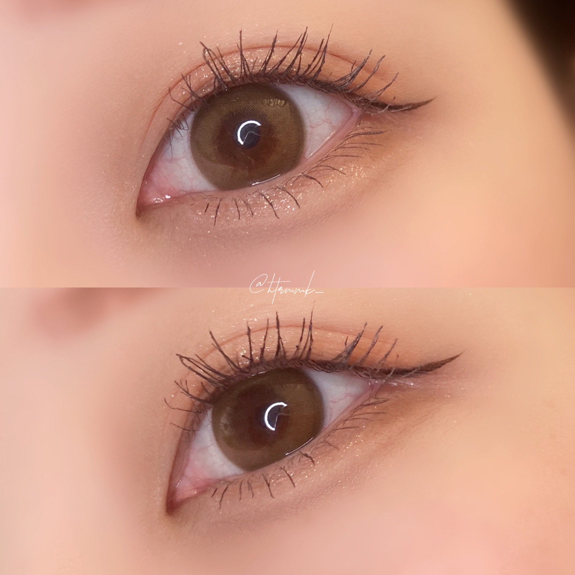 パーフェクトセッティングウォータープルーフマスカラ Long&Curl 01 ブラック/COSNORI/マスカラを使ったクチコミ（3枚目）