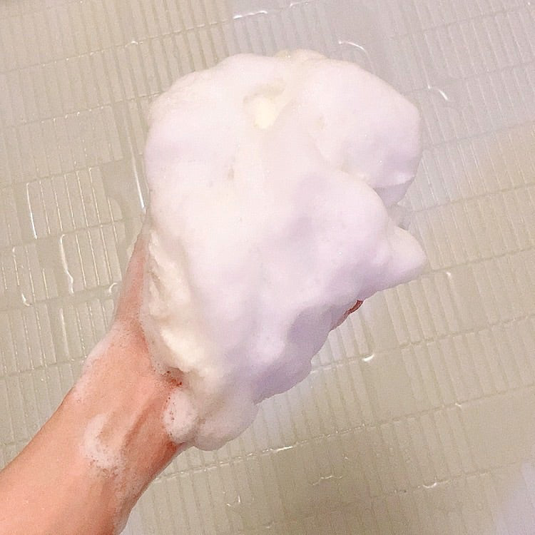 あわざわり てよりもやさしいボディタオル/キクロン/バスグッズを使ったクチコミ（3枚目）