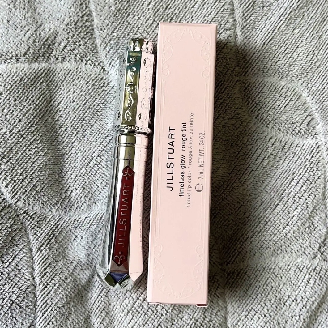 ジルスチュアート タイムレスグロウ ルージュティント 06 rosé at night/JILL STUART/リップティントを使ったクチコミ（2枚目）