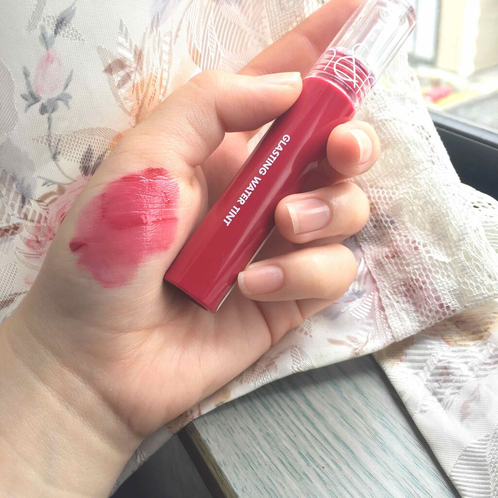 グラスティングウォーターティント/rom&nd/リップティントを使ったクチコミ（2枚目）