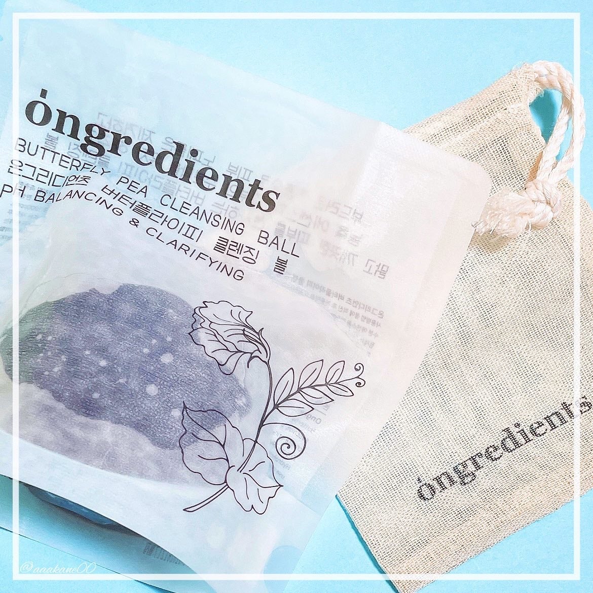 Butterfly Pea Cleansing Ball/Ongredients/洗顔石鹸を使ったクチコミ(2枚目)