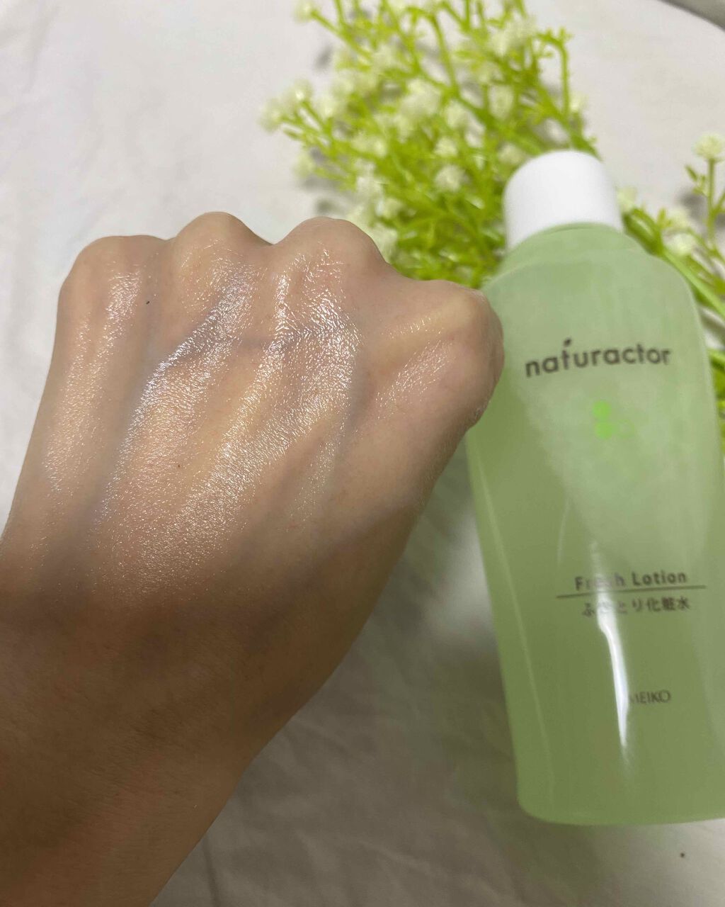 メイコー化粧品 ナチュラクター フレッシュローションのクチコミ「
びーちゃんです♡



ナチュラクター
"フレッシュローション"


ふきとり化粧水なんです.....」（3枚目）