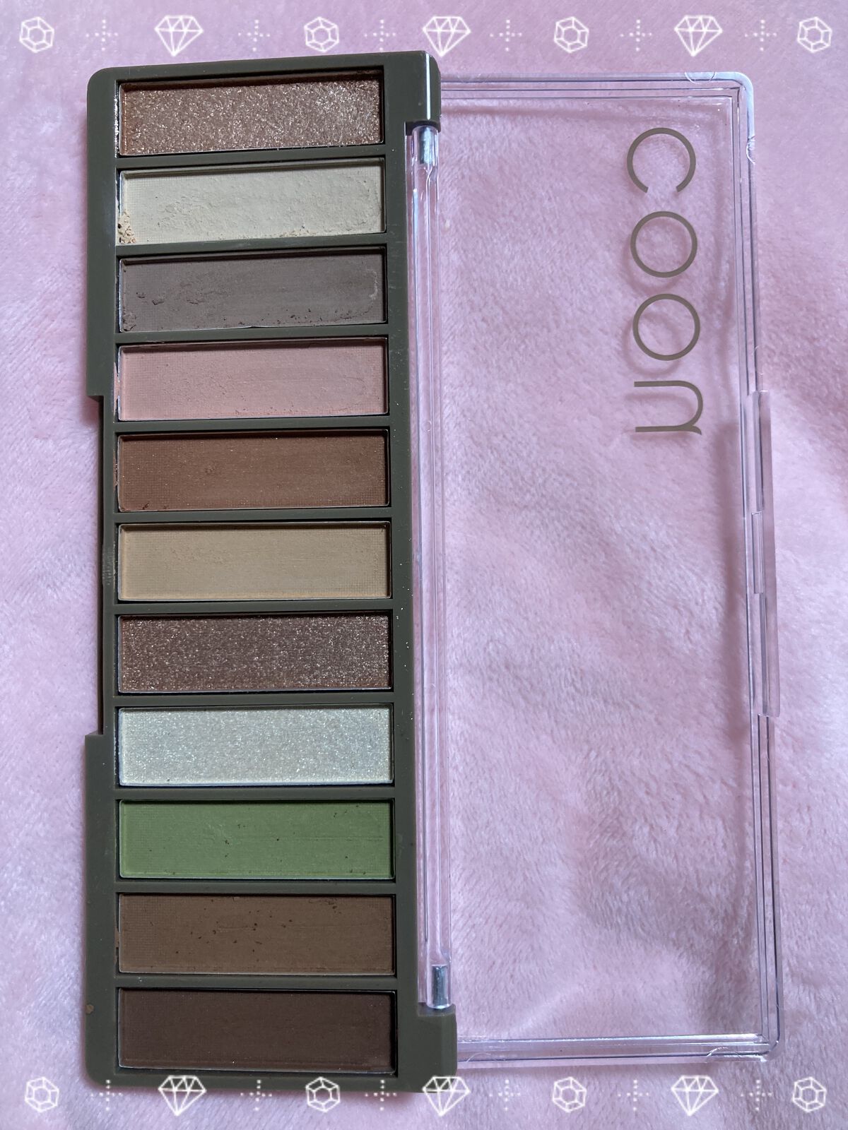 アイシャドウパレット/coou/アイシャドウパレットを使ったクチコミ（2枚目）