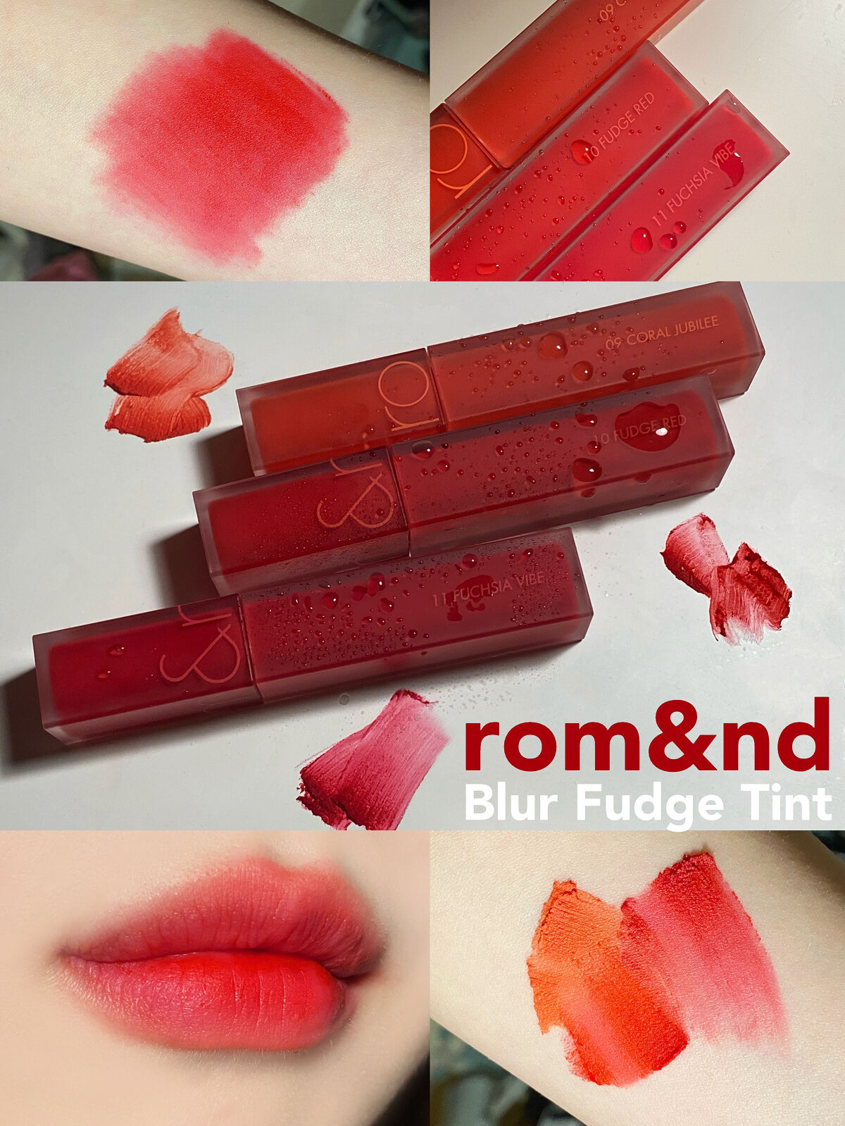 rom&nd ブラーファッジティント/rom&nd/リップティントを使ったクチコミ（1枚目）