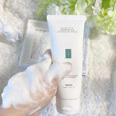 GLACIER CENTELLA CLEANSING FOAM/feelxo/クレンジングクリームを使ったクチコミ（3枚目）