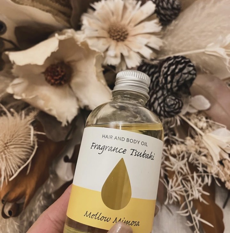 フレグランス椿オイル メローミモザ/本島椿/香水(レディース)を使ったクチコミ（1枚目）