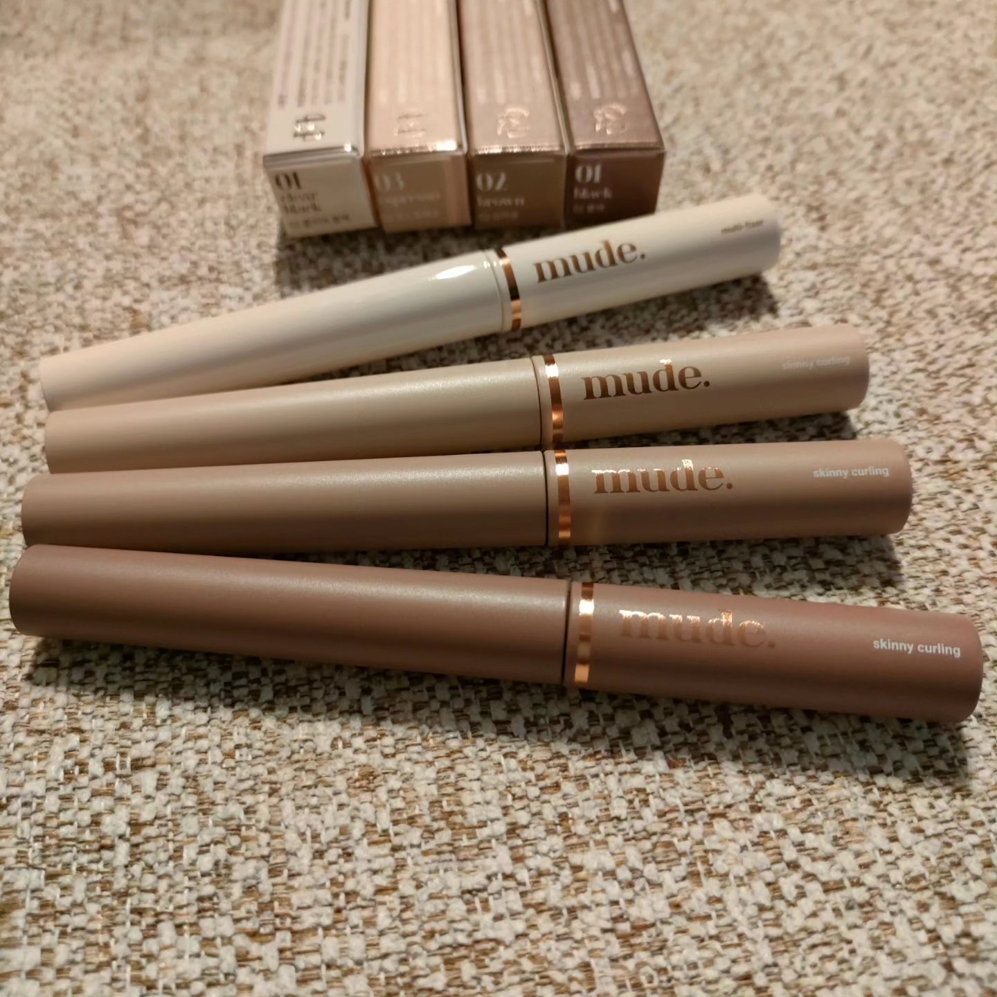 インスパイアスキニーカーリングマスカラ/mude./マスカラを使ったクチコミ（1枚目）