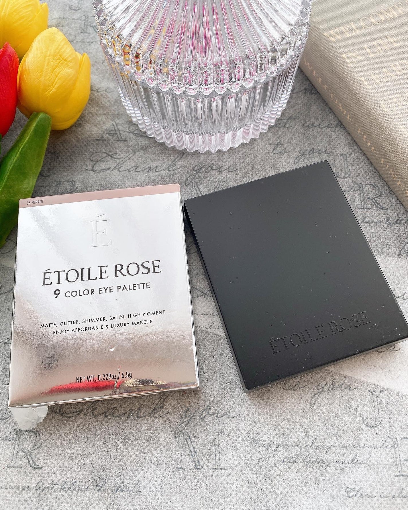 エトワルローズ 9色アイシャドウ/Étoile Rose/アイシャドウパレットを使ったクチコミ(7枚目)