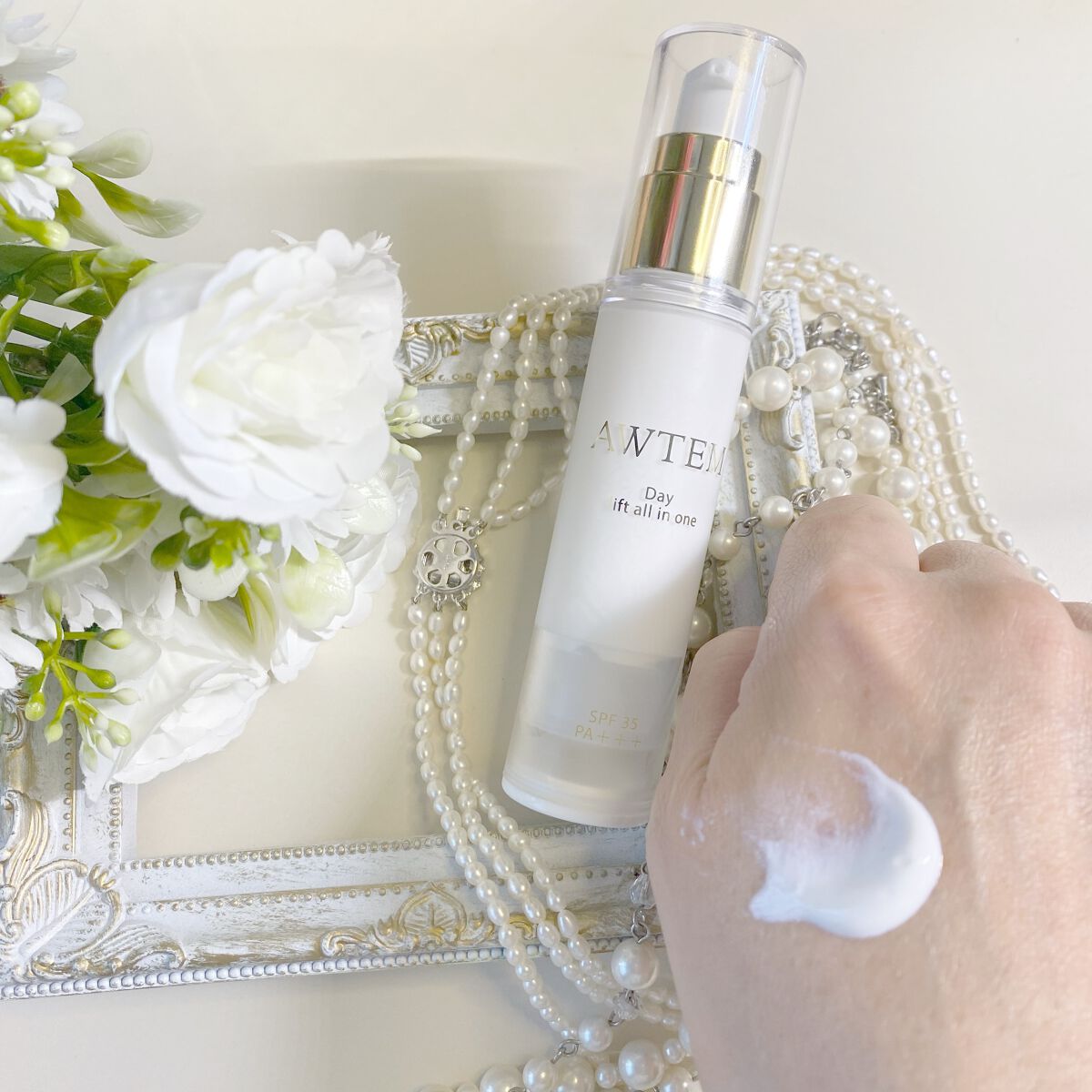 ナイトリフトオールインワン(夜⽤ジェルクリーム)/AWTEM/オールインワン化粧品を使ったクチコミ(3枚目)