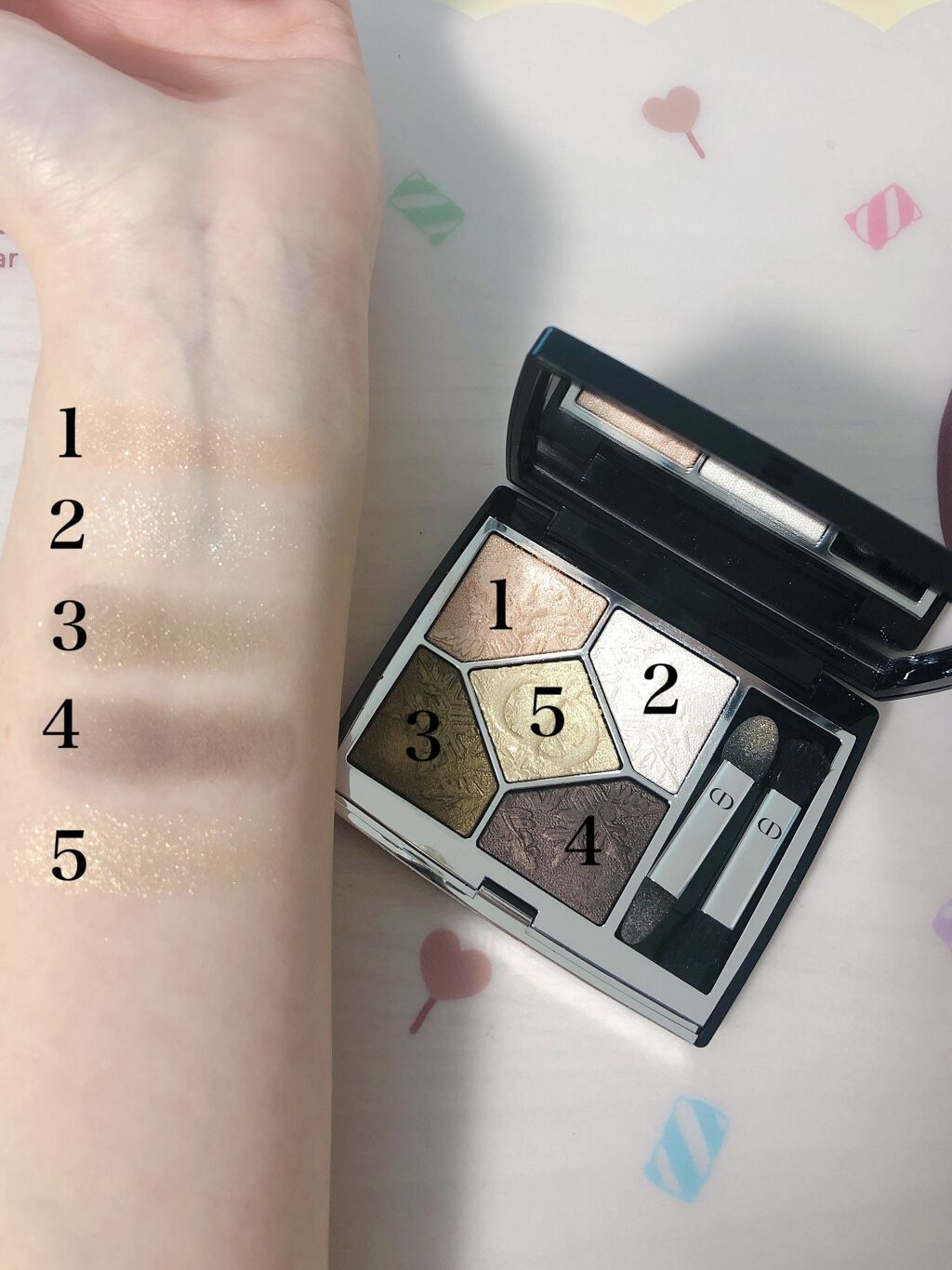 サンク クルール クチュール＜ゴールデン ナイツ＞/Dior/アイシャドウパレットを使ったクチコミ（3枚目）