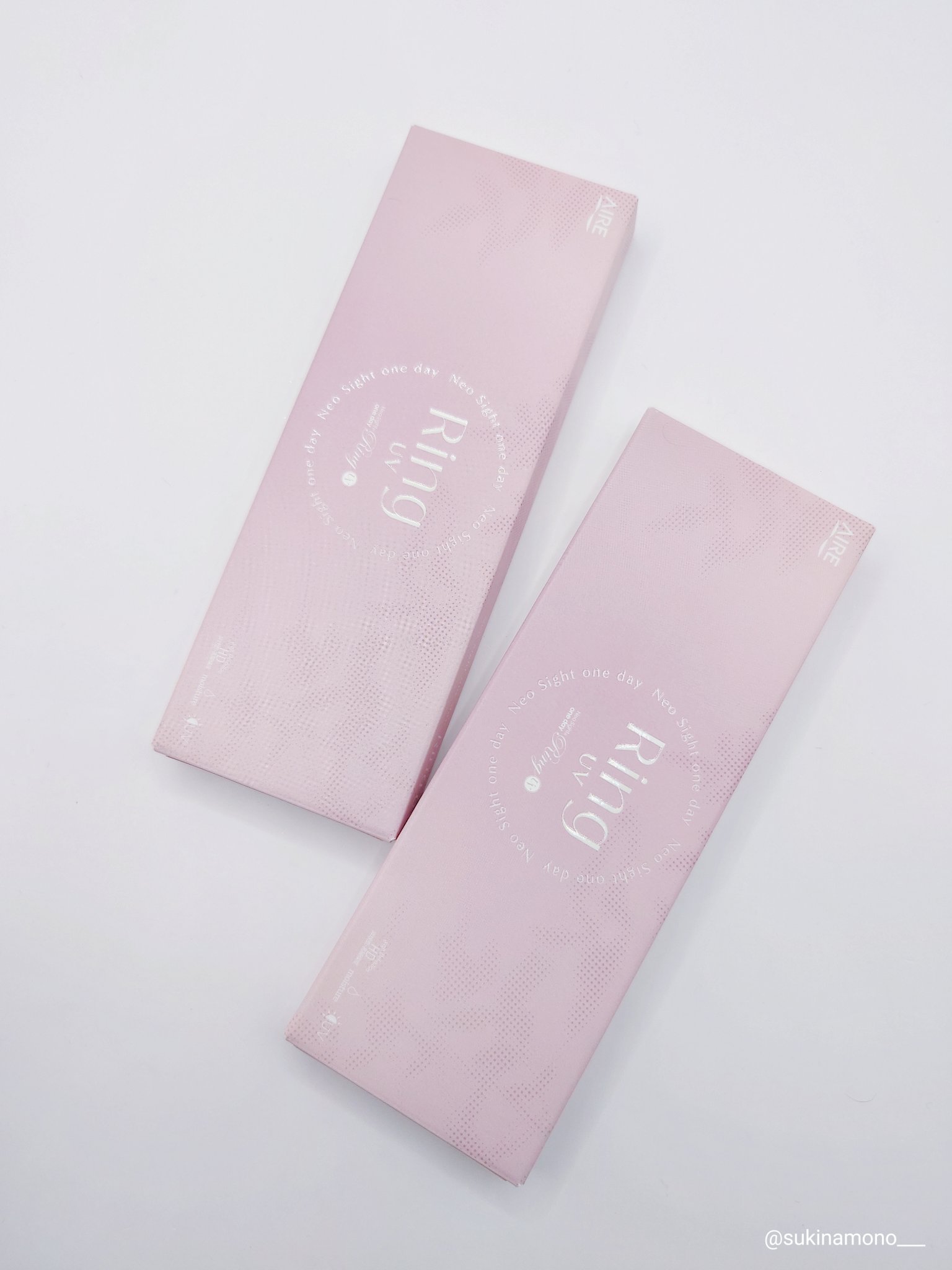 ネオサイトワンデー リングUV/Aire/ワンデー（１DAY）カラコンを使ったクチコミ（3枚目）