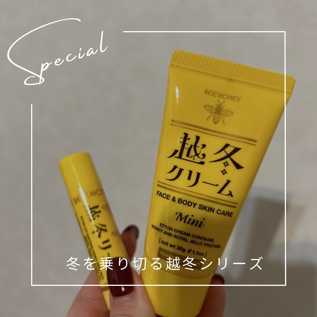 越冬リップ/ビーハニー/リップクリームを使ったクチコミ（1枚目）