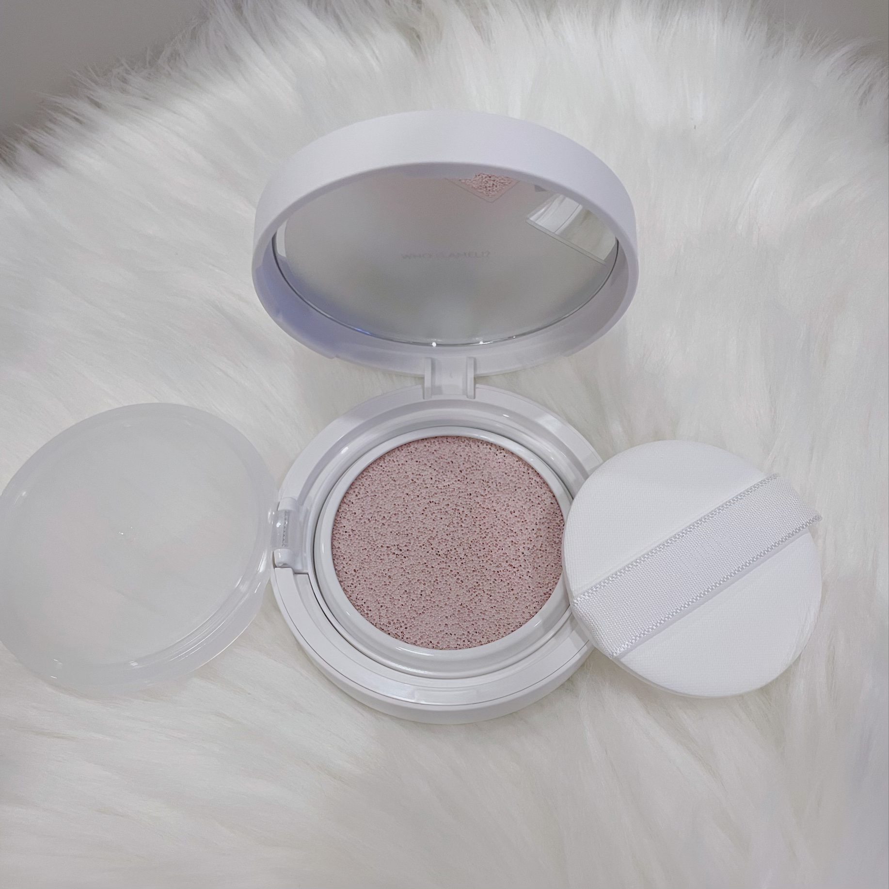 コンプリメントシリーズクッション 紫色(ボラ)/Ameli/クッションファンデーションを使ったクチコミ（2枚目）