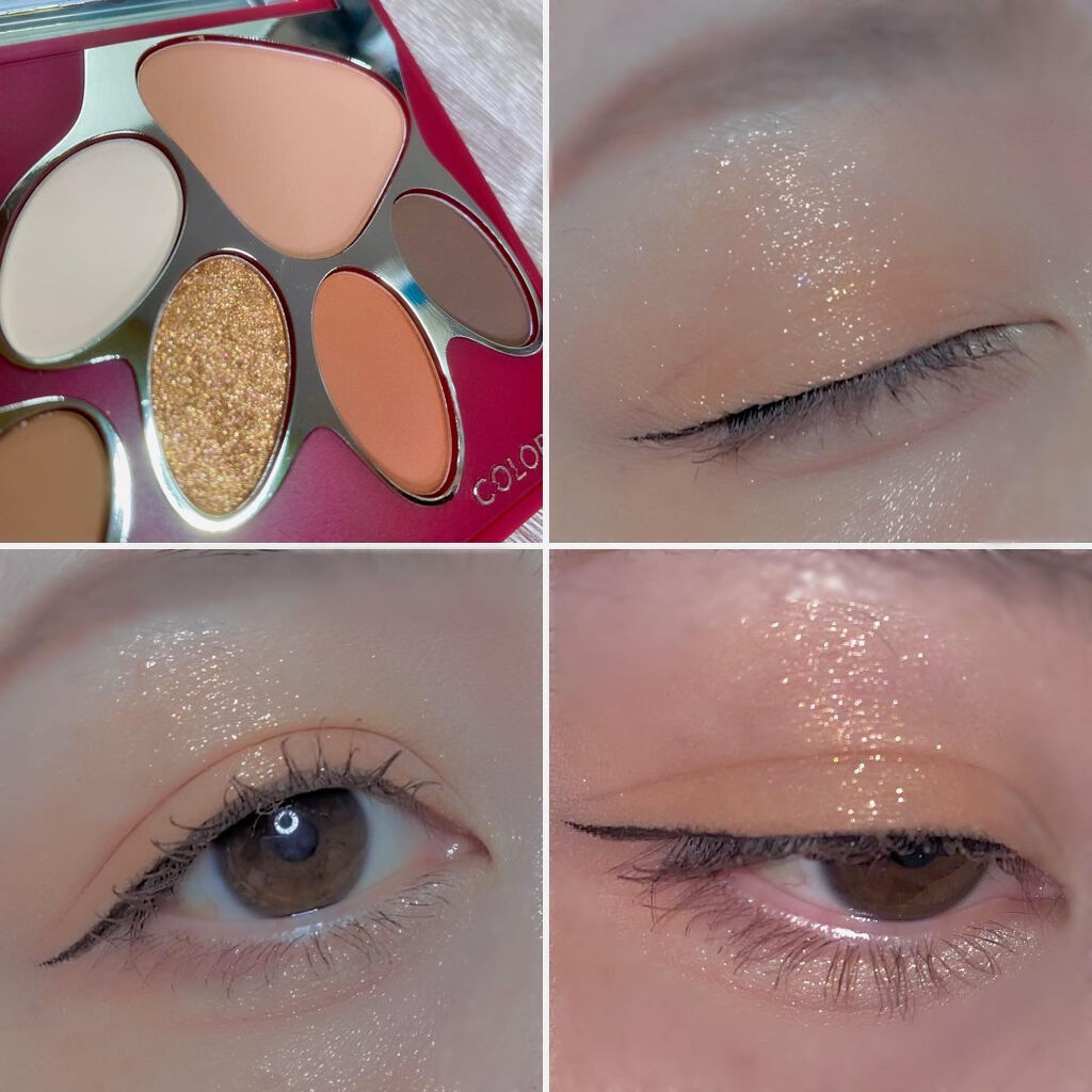 トラ十色アイシャドウパレット/COLORKEY/アイシャドウパレットを使ったクチコミ（3枚目）