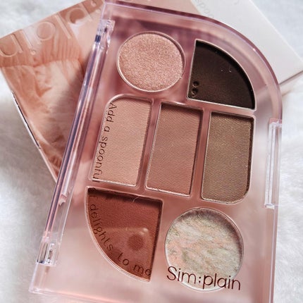 シンプレイン アイパレット/Sim;plain/アイシャドウパレットを使ったクチコミ(1枚目)