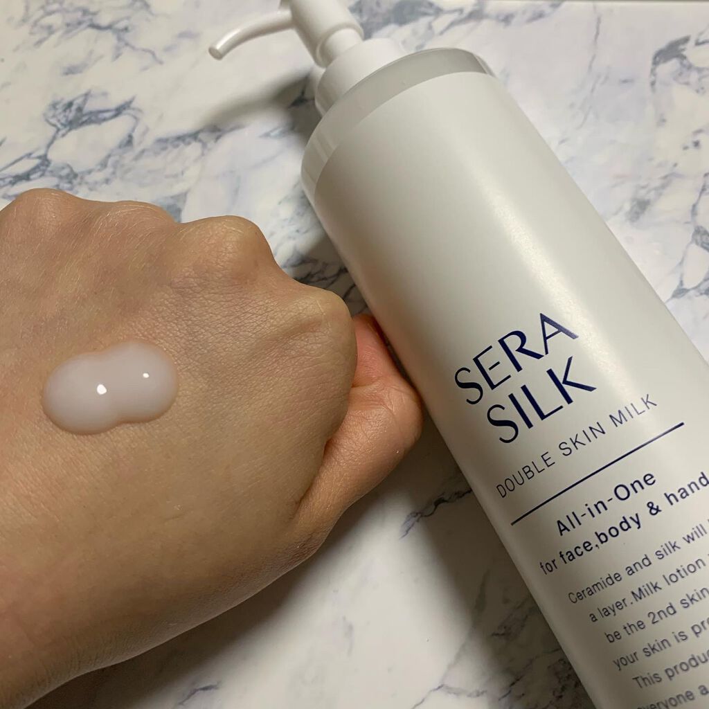 セラシルク ダブルスキンミルク/ミックウエルヴァ/オールインワン化粧品を使ったクチコミ(3枚目)