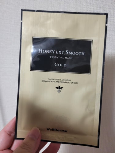 Honey EXT. Smooth Essential Mask gold/WellDerma/シートマスク・パックを使ったクチコミ（1枚目）