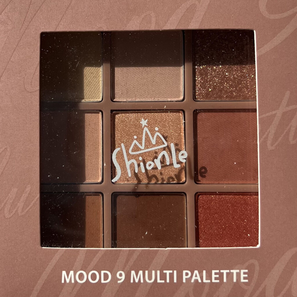 ムードナインマルチパレット/ShionLe/アイシャドウパレットを使ったクチコミ（3枚目）