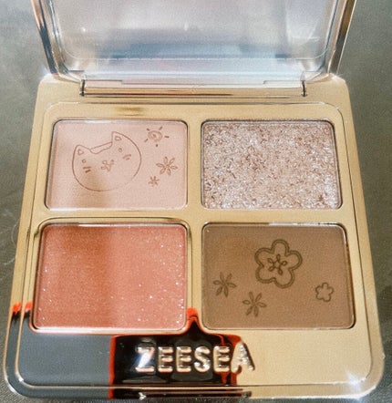 アニマルアイシャドウ(4シェード)/ZEESEA/アイシャドウパレットを使ったクチコミ(2枚目)