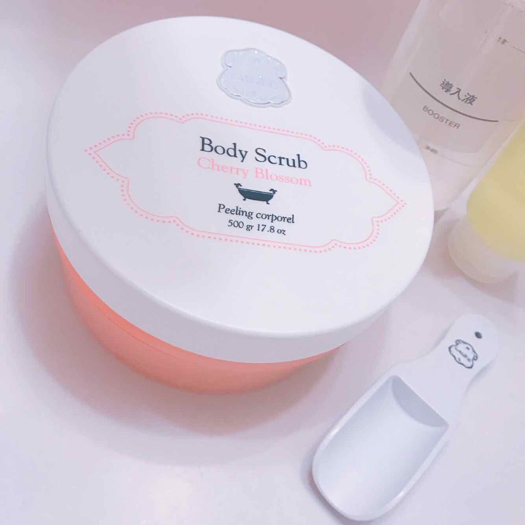 ボディスクラブ チェリーブロッサム/Laline/ボディスクラブを使ったクチコミ（1枚目）