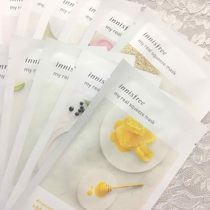 マイリアル スクイーズ マスクシート/innisfree/シートマスク・パックを使ったクチコミ(1枚目)