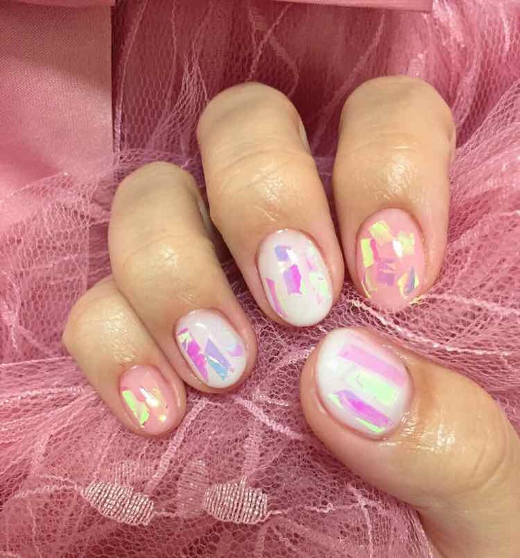 ジェルネイル(ライト対応)/セリア/ジェルネイルを使ったクチコミ(2枚目)