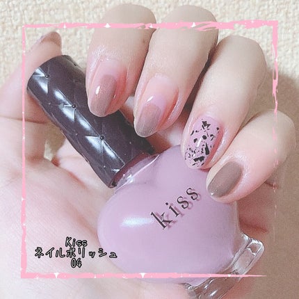 ネイルポリッシュ 04 Pale Lilack/KiSS/マニキュアの画像