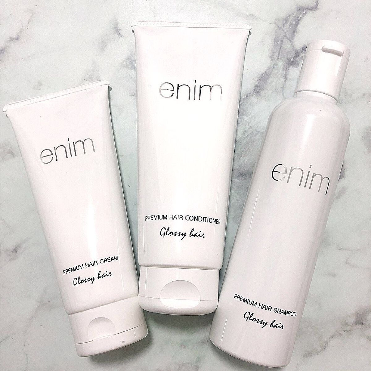 enimシャンプー コンディショナー　各2本 グロッシーシャンプー＆コンディショナー｜enimの効果に関する口コミ