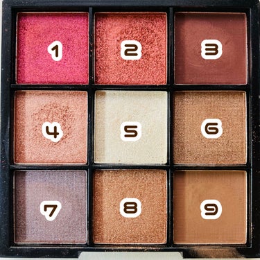 UR GLAM　BLOOMING EYE COLOR PALETTE/U R GLAM/アイシャドウパレットを使ったクチコミ（2枚目）