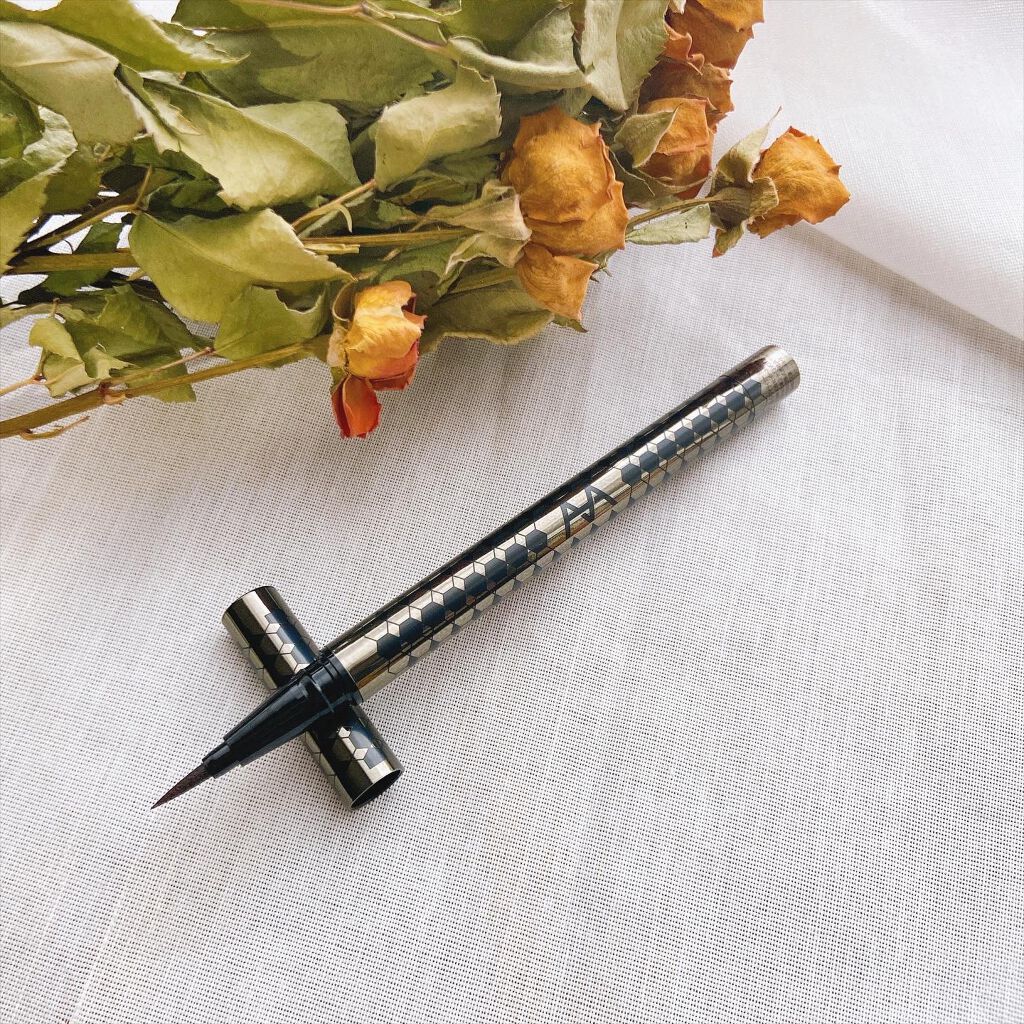 ニブ リクイドアイライナー BK1 ニブリクイドアイライナーBR1/ATSUSHI NAKASHIMA Cosme/リキッドアイライナーを使ったクチコミ（1枚目）