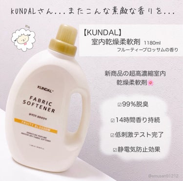 SIGNATURE PERFUME  INDOOR DRY FABRIC SOFTNER/KUNDAL/柔軟剤を使ったクチコミ（2枚目）