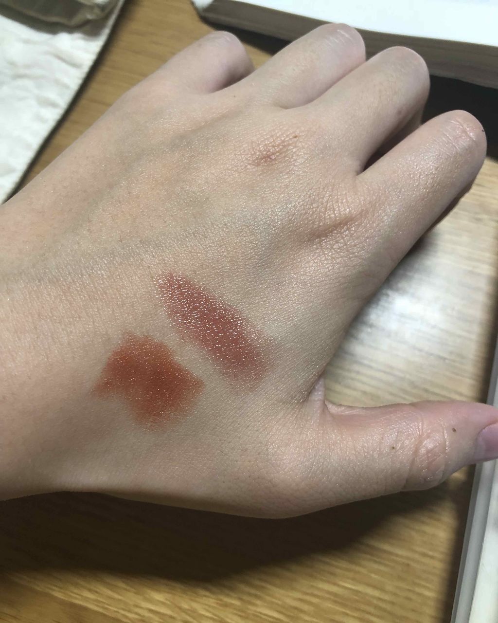 ラスティンググロスリップ/CEZANNE/口紅を使ったクチコミ（2枚目）