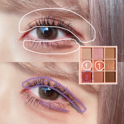 ワンピックアイシャドウパレット/APLIN/アイシャドウパレットを使ったクチコミ(3枚目)