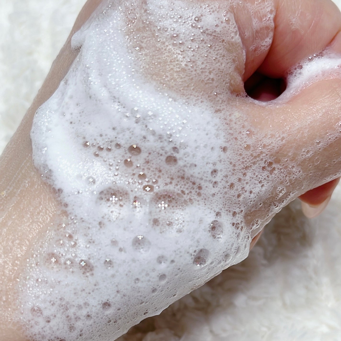 ピンクアロエメレンゲクレンザー/APRILSKIN/その他洗顔料を使ったクチコミ(8枚目)