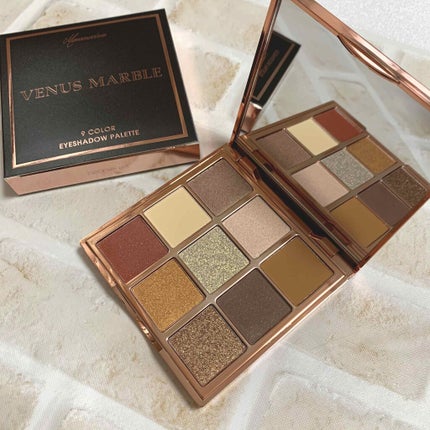 VenusMarble 9色アイシャドウパレット/Venus Marble/アイシャドウパレットを使ったクチコミ(1枚目)