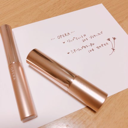 オペラ シアーリップカラー RN/OPERA/リップグロスを使ったクチコミ(1枚目)