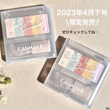 パステルヴェールコンシーラー/キャンメイク/パレットコンシーラーを使ったクチコミ(9枚目)