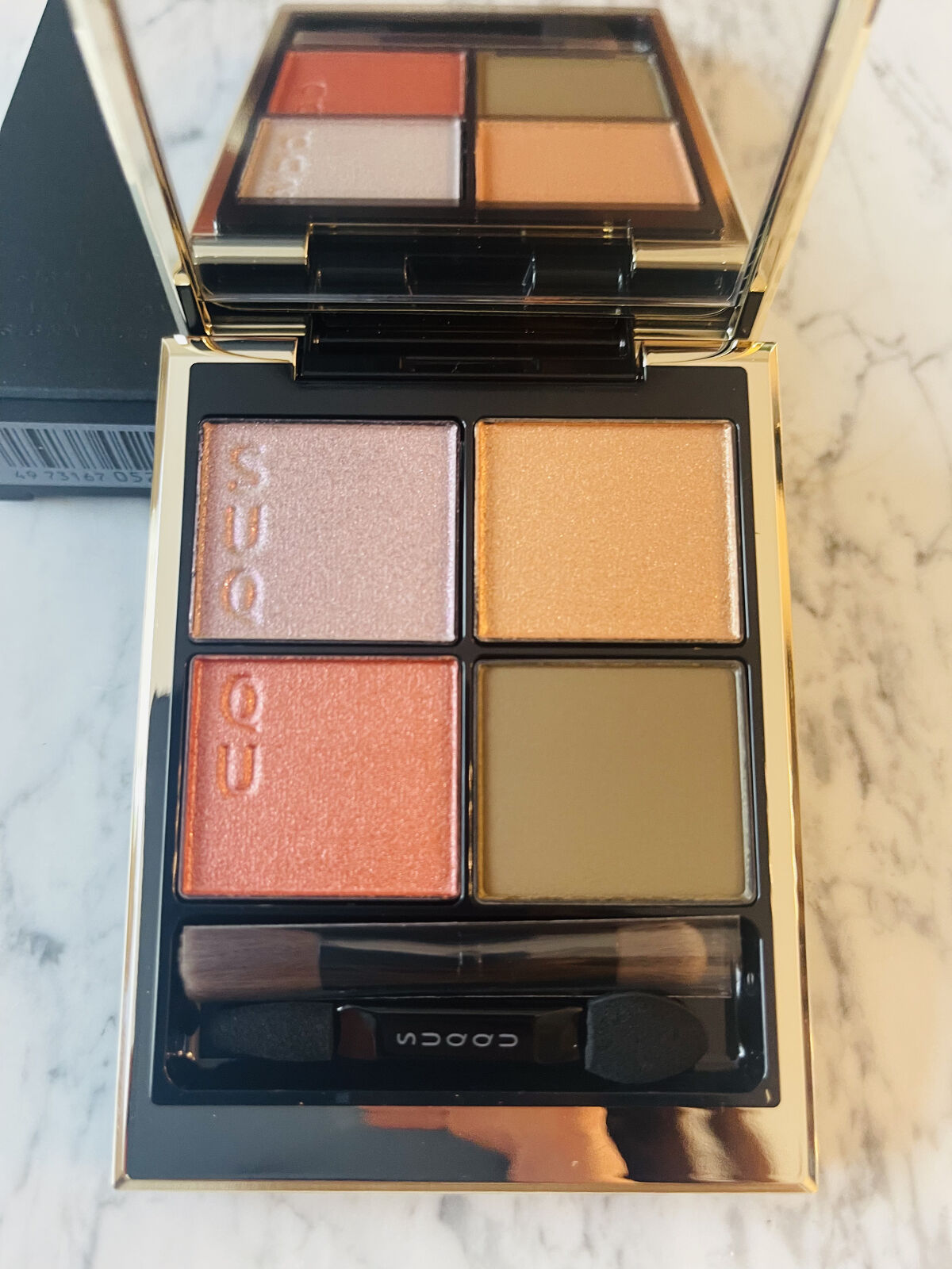 メルティング パウダー ブラッシュ/SUQQU/パウダーチークを使ったクチコミ（2枚目）