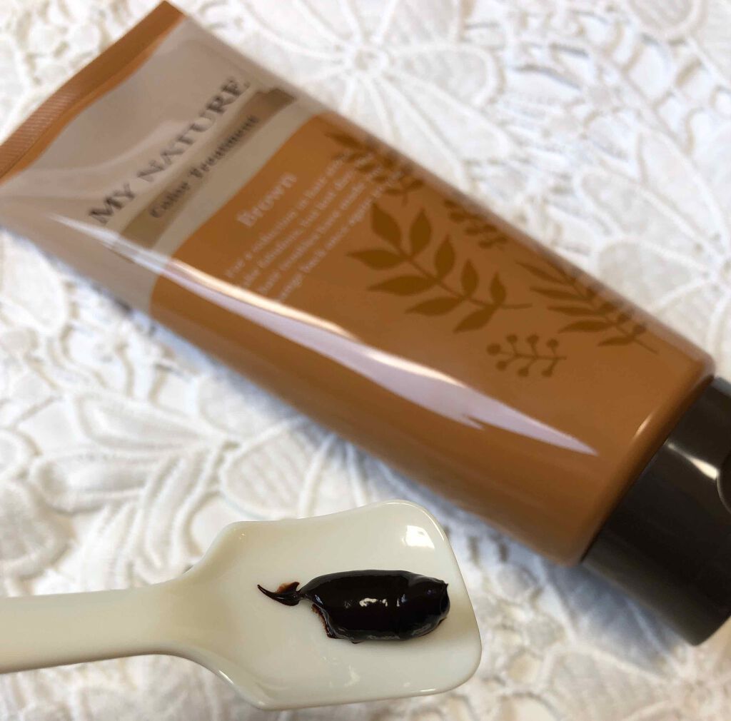 オールインワン カラートリートメント/マイナチュレ/ヘアカラーを使ったクチコミ（3枚目）