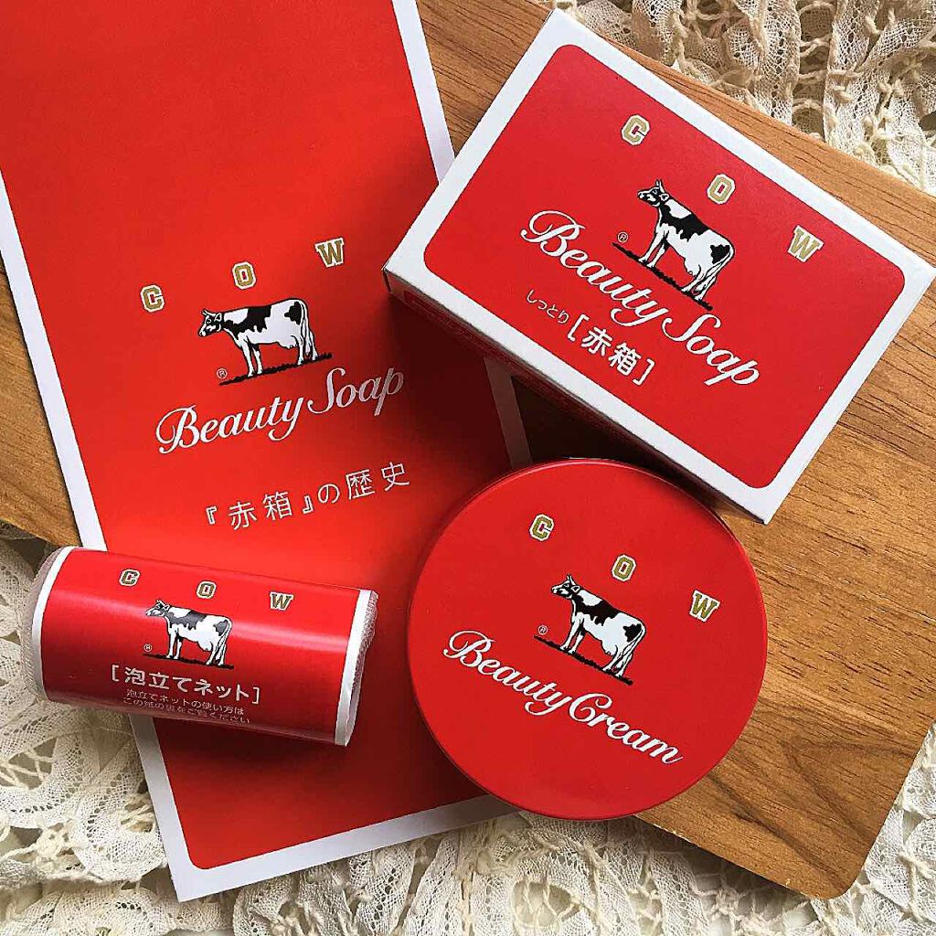 赤箱 (しっとり)/カウブランド/洗顔石鹸を使ったクチコミ(4枚目)