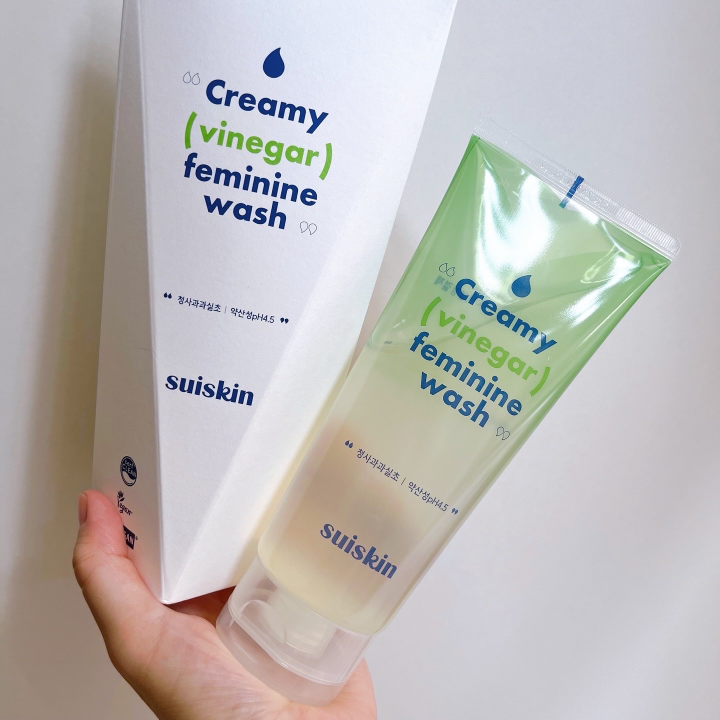 クリーミービネガーフェミニンウォッシュ/suiskin/ボディソープを使ったクチコミ（1枚目）