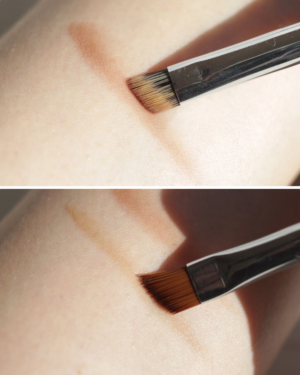 ダブルエンドアイブロウブラシ熊野筆/＆be/メイクブラシを使ったクチコミ（3枚目）