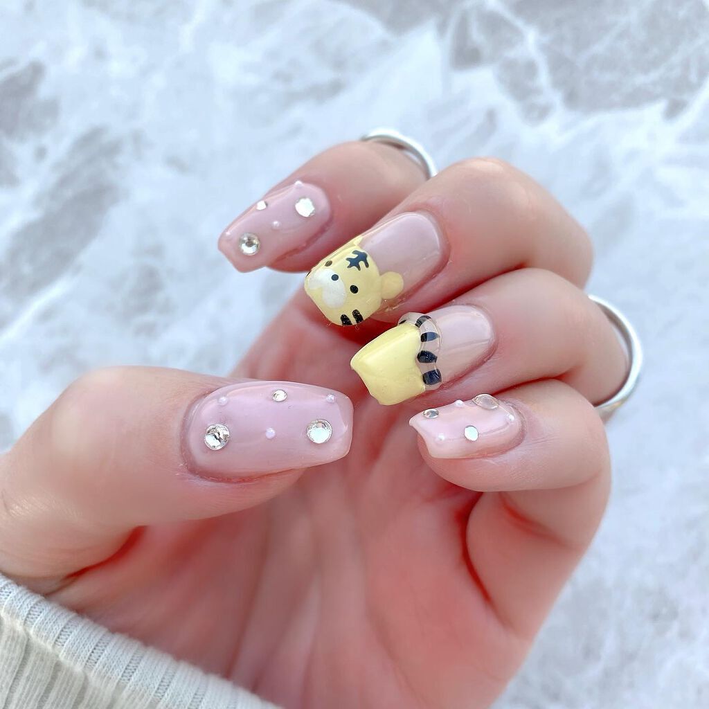 ジェルネイル（ライト対応）/セリア/ジェルネイルを使ったクチコミ（3枚目）